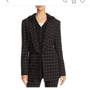 Alice and Olivia Skye Layered-Look Boyfriend Blazer (Size Small)